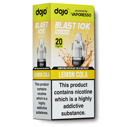 Vaporesso DOJO Blast 10K - Pod & Refill 10ml - Lemon Cola - Ubervape