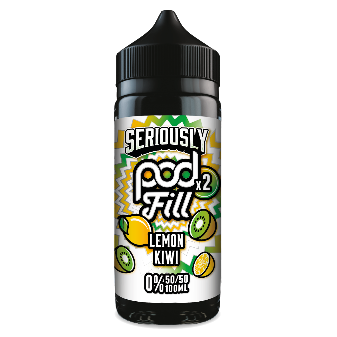 Seriously Doozy Pod Fill 2 - Lemon Kiwi 120ml 50/50 Shortfill