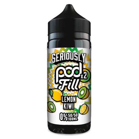 Seriously Doozy Pod Fill 2 - Lemon Kiwi 120ml 50/50 Shortfill