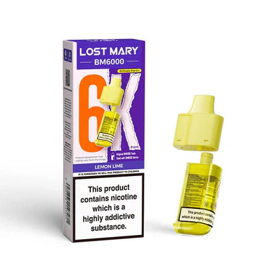 Lost Mary BM6000 - Replacement Pods - Lemon Lime