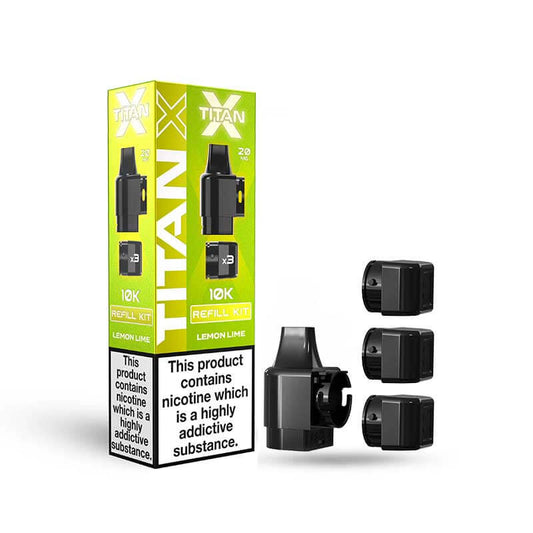 Titan X 10K - Replacement Pods - Lemon Lime