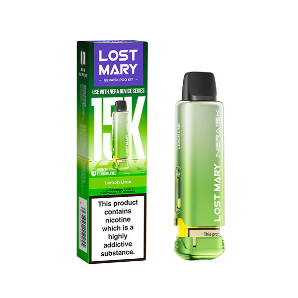 Lost Mary Nera15k - Rechargeable Disposable Pod Device - Lemon Lime