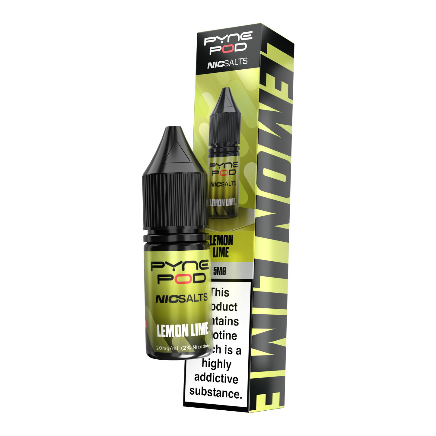 Pyne Pod Nic Salts - Lemon Lime E-liquid Salt Nic