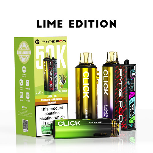 Pyne Pod Click 50K - Replacement Pod Device - Lime Edition