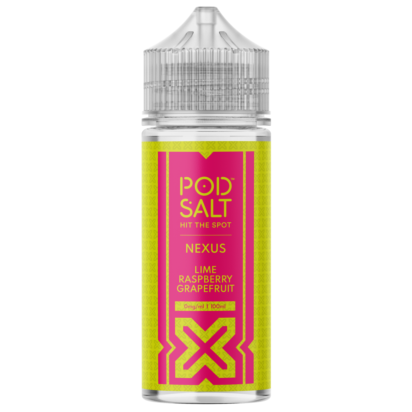 Pod Salt Nexus - Lime Raspberry Grapefruit E-liquid 120ML Shortfill
