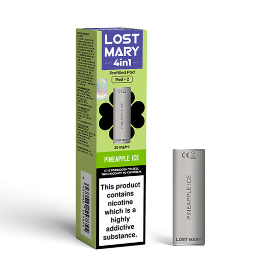 Lost Mary 4-in-1 - Pineapple Ice - Prefilled Pods x 2 (Pack)