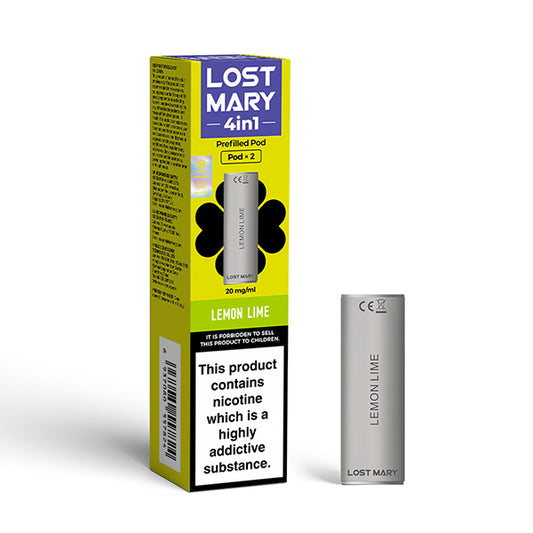 Lost Mary 4-in-1 - Lemon Lime - Prefilled Pods x 2 (Pack)