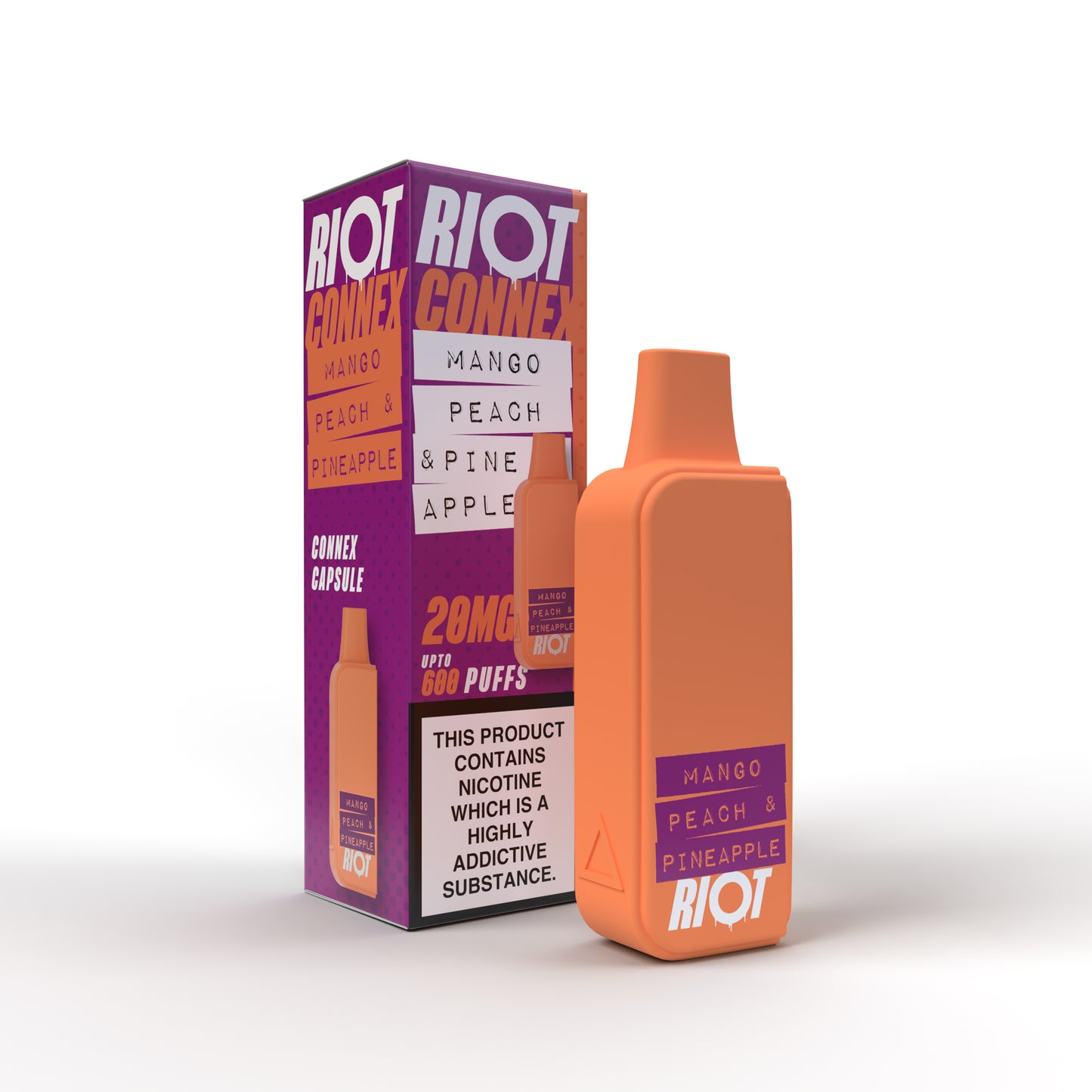 Riot Connex - Mango Peach Pineapple - 2ml Pre-filled Pod