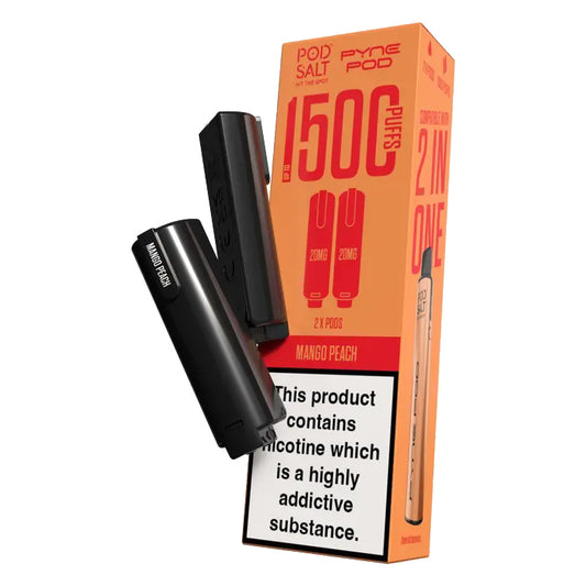 Pod Salt Pyne 2-in-1 - Replacement Pods - Mango Peach