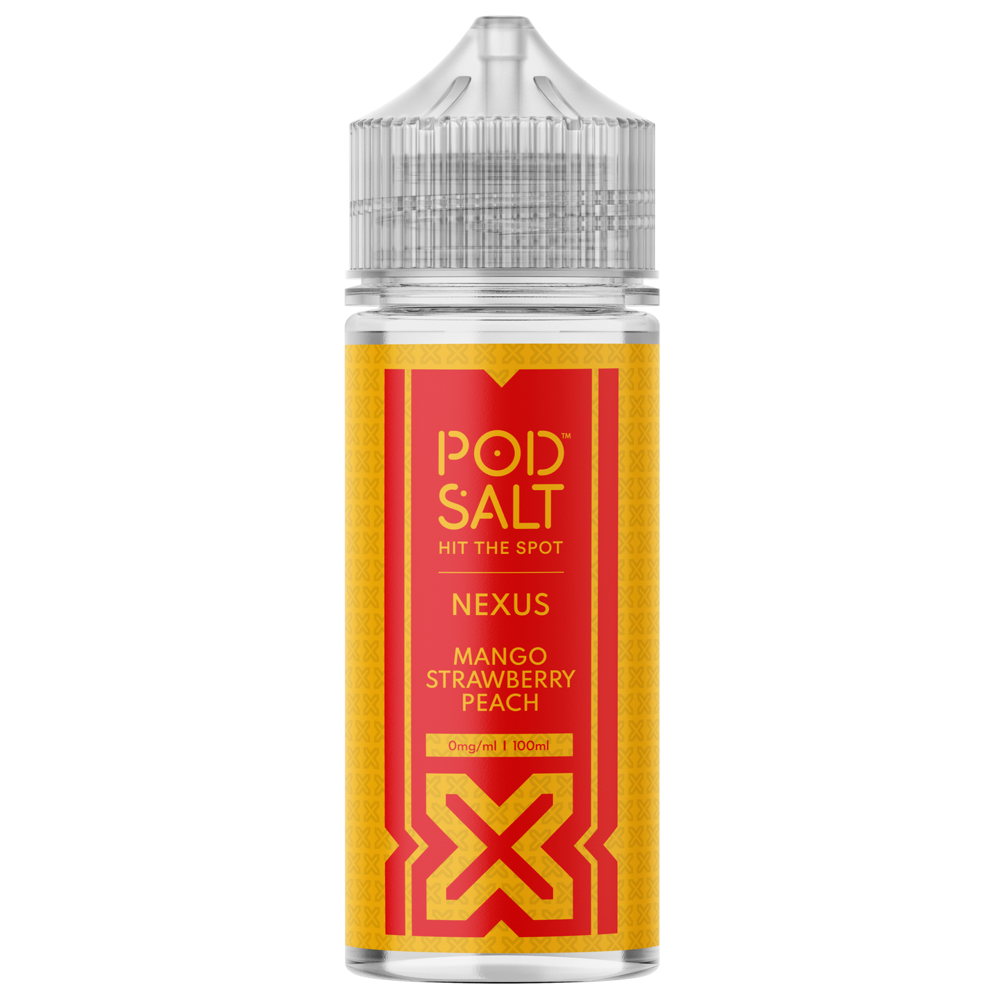 Pod Salt Nexus - Mango, Strawberry & Peach E-liquid 120ML Shortfill
