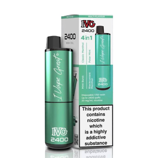 IVG 2400 4in1 Reload - Rechargeable Pod Device - Menthol Edition