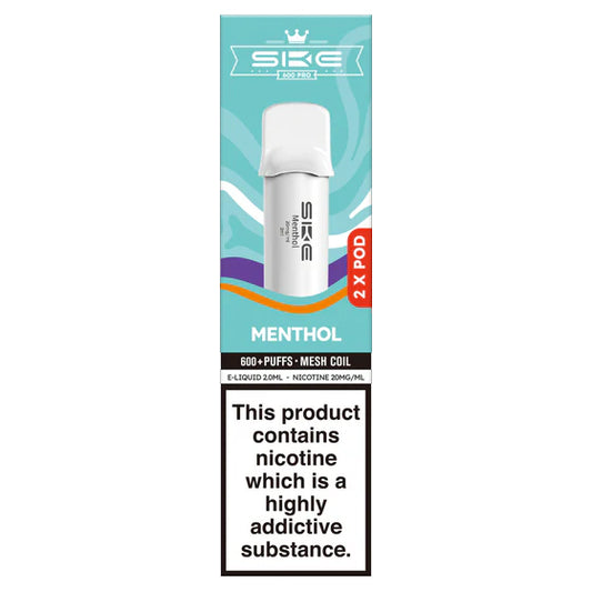 SKE 600 Pro Pods - Menthol - 2ml Pre-filled Pods x2 (Pack)
