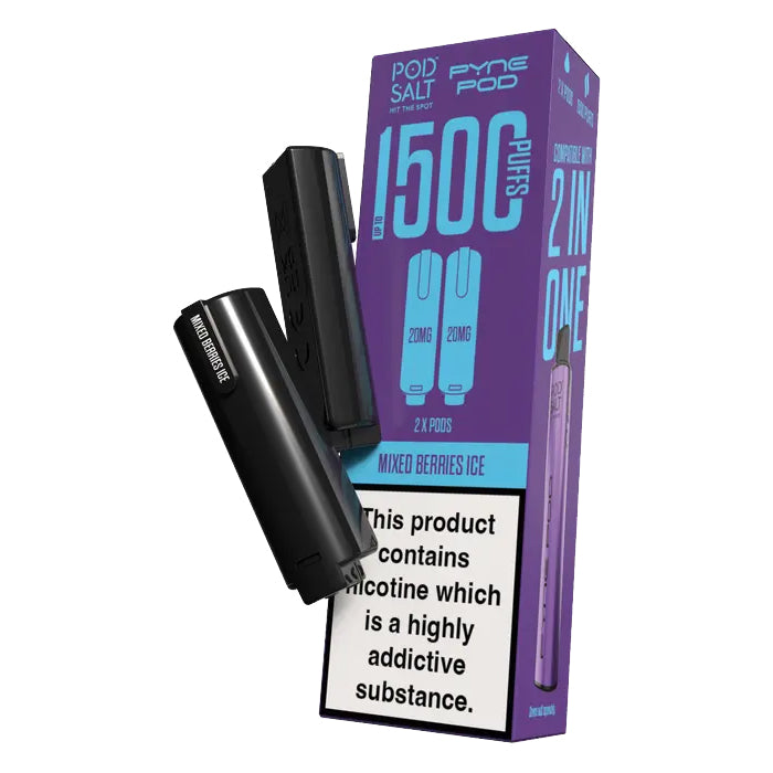 Pod Salt Pyne 2-in-1 - Replacement Pods - Mixed Berries Ice