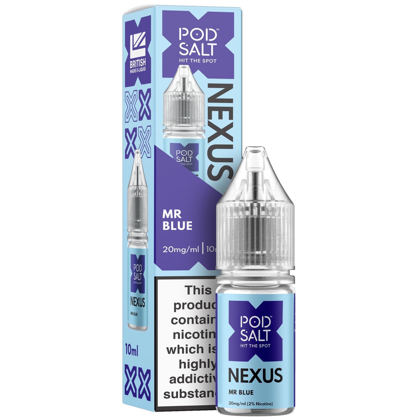 Pod Salt Nexus - Mr Blue E-liquid Salt Nic