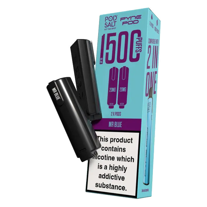 Pod Salt Pyne 2-in-1 - Replacement Pods - Mr Blue