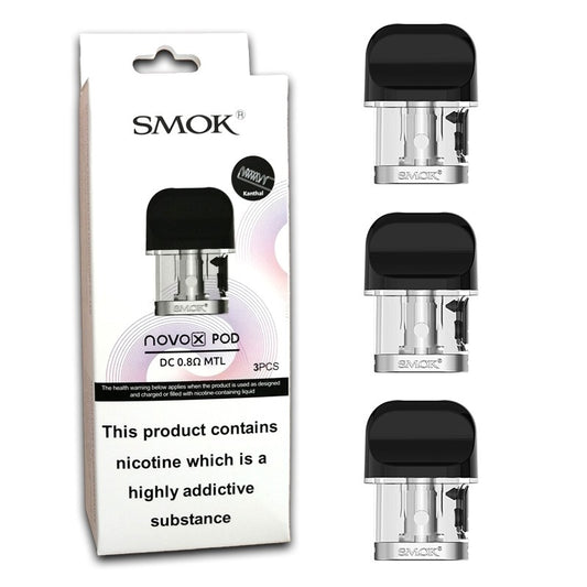 Smok Novo X 0.8ohm Coil Pods x 3 (Pack)