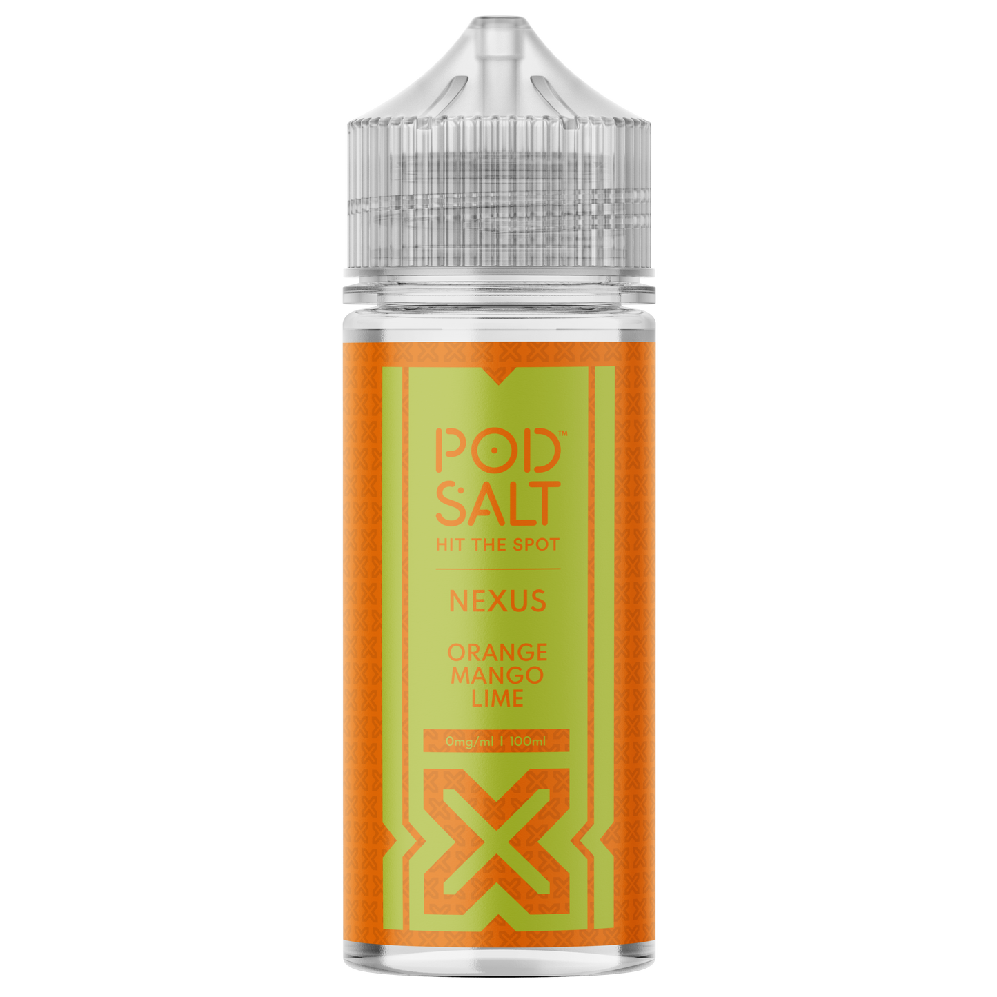 Pod Salt Nexus - Orange Mango Lime E-liquid 120ML Shortfill