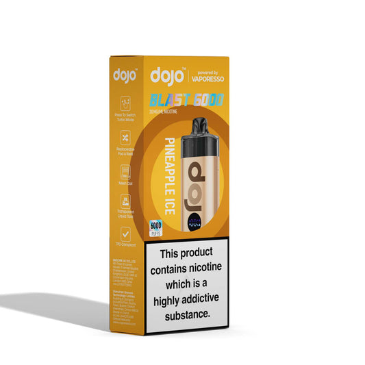 Vaporesso DOJO Blast 6000 - Rechargeable Disposable Pod Device - Pineapple Ice