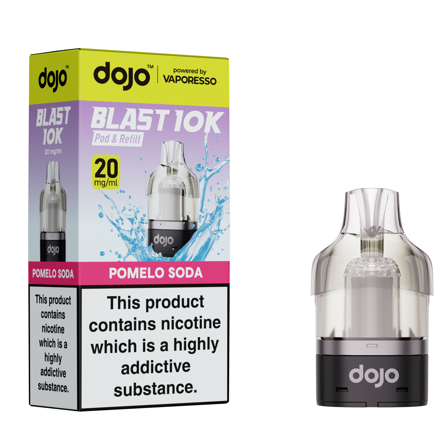 Vaporesso DOJO Blast 10K - Pod & Refill 10ml - Pomelo Soda