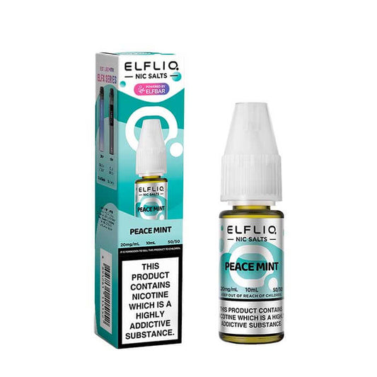 Elf Bar ELFLIQ - Peace Mint 10ml E-liquid Salt Nic