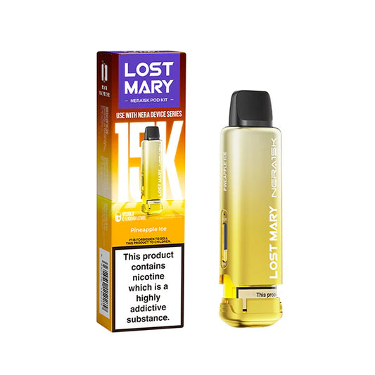 Lost Mary Nera15k - Rechargeable Disposable Pod Device - Pineapple Ice