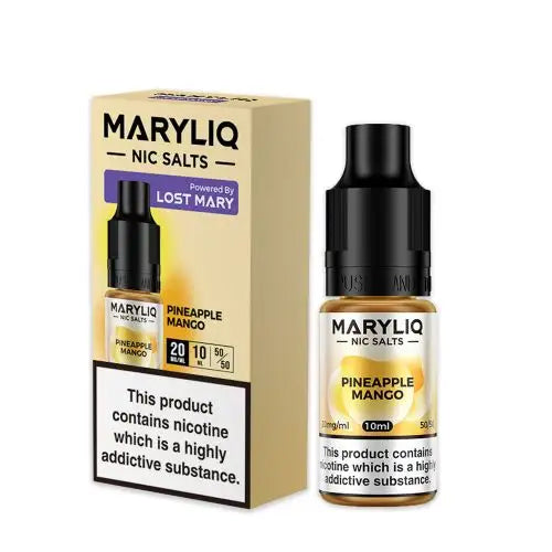 Lost Mary MARYLIQ - Pineapple Mango 10ml E-liquid Salt Nic
