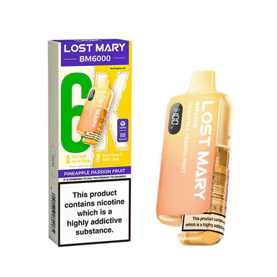 Lost Mary BM6000 - Rechargeable Replacement Pod Device - Pineapple Passion Fruit - Ubervape