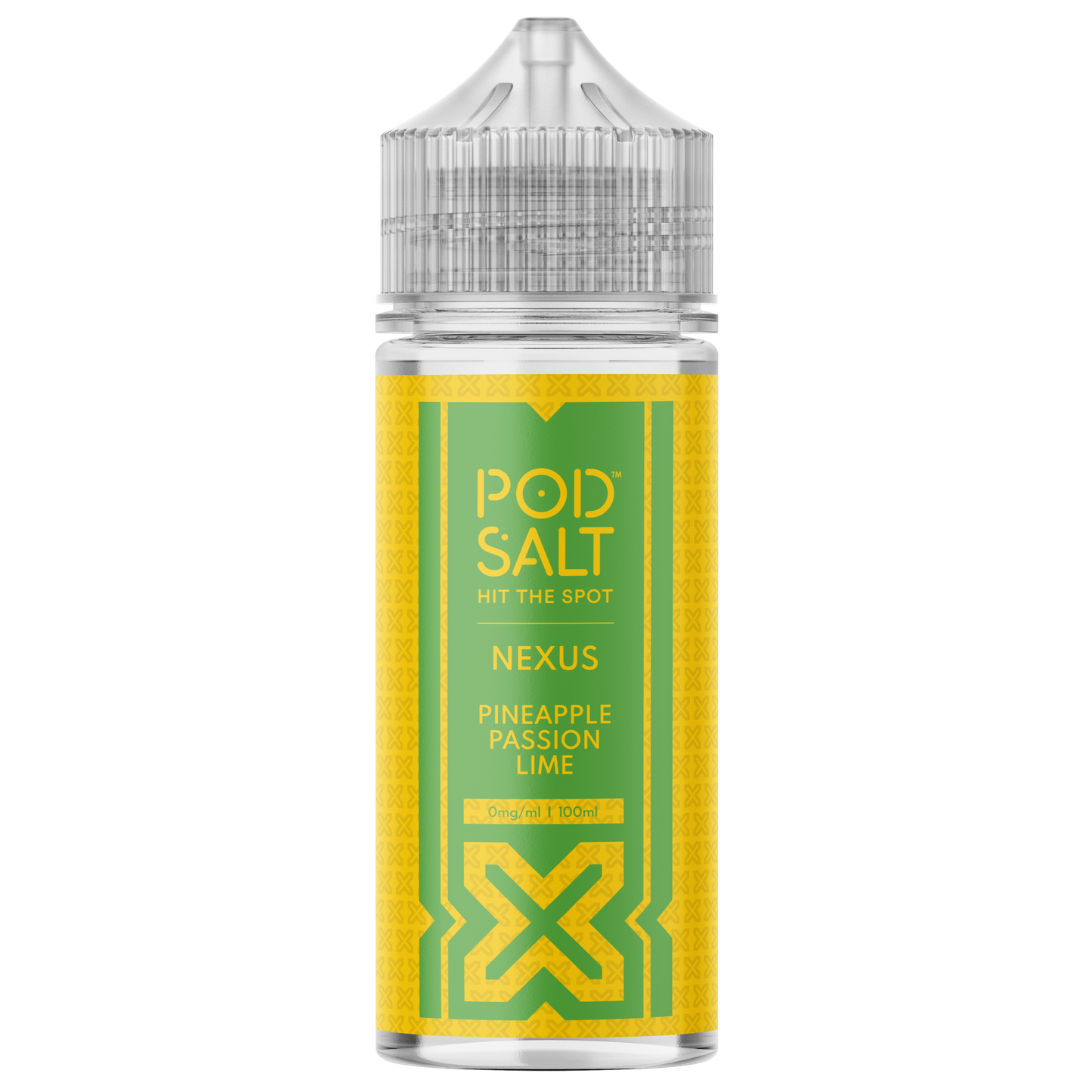 Pod Salt Nexus - Pineapple Passion Lime E-liquid 120ML Shortfill