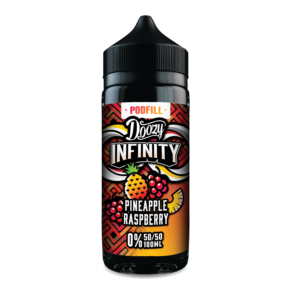Doozy Infinity Pod Fill - Pineapple Raspberry 120ml 50/50 Shortfill