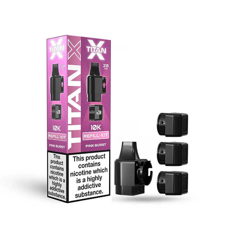 Titan X 10K - Replacement Pods - Pink Burst