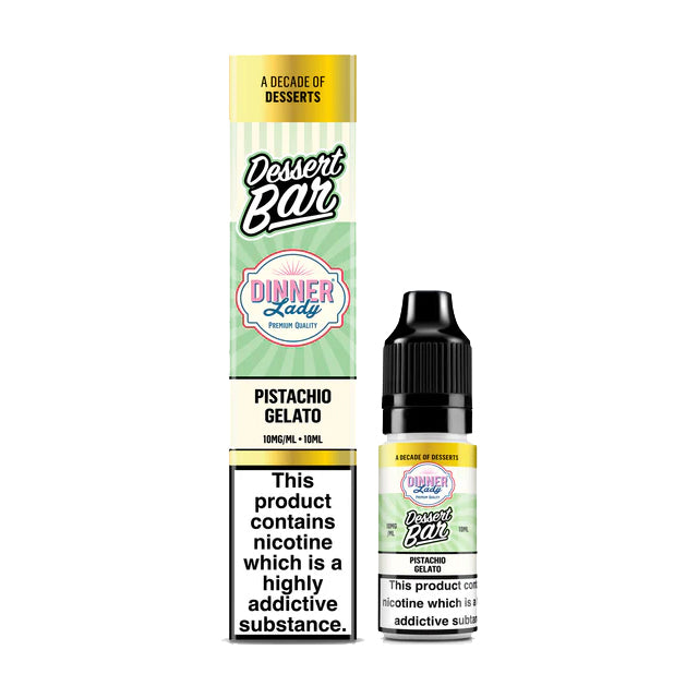 Dinner Lady Dessert Bar - Pistachio Gelato - 10ml Salt E-liquid - Ubervape