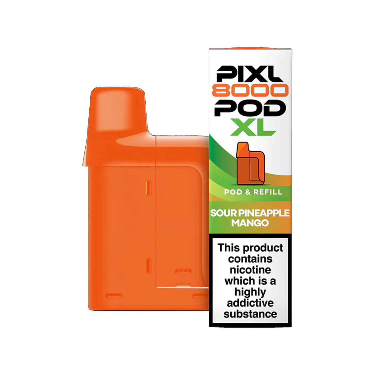 Pixl 8000 - Replacement Pod - Sour Pineapple Mango - Ubervape