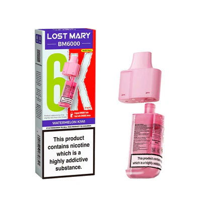 Lost Mary BM6000 - Replacement Pods - Watermelon Kiwi - Ubervape