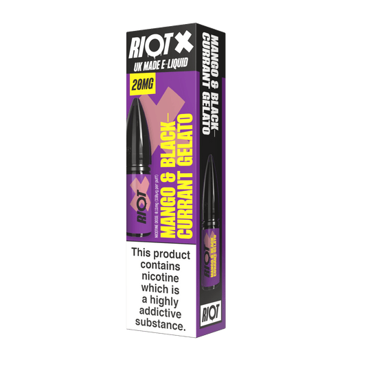 Riot Squad - Riot X - Mango Blackcurrant Gelato - Nic Salt