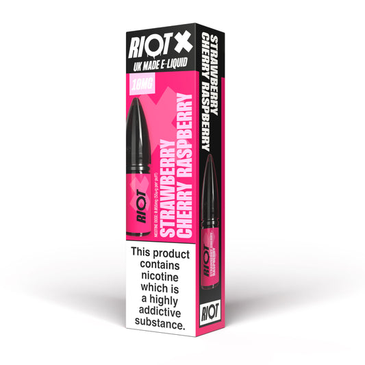 Riot Squad - Riot X - Strawberry Cherry Raspberry - Nic Salt