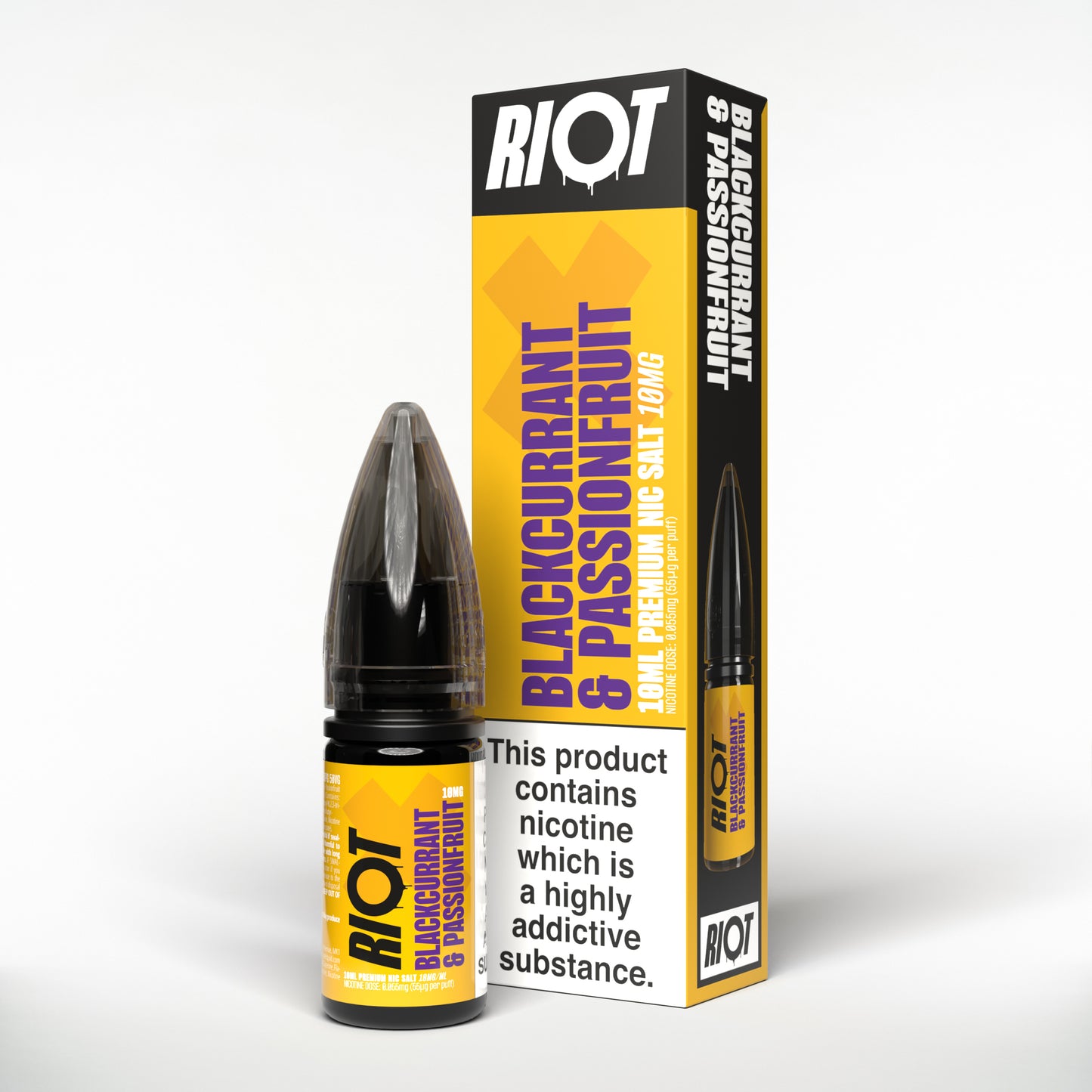 Riot Squad - Riot X - Blackcurrant Passionfruit - Nic Salt