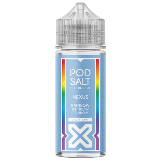 Pod Salt Nexus - Rainbow Rainbow Rainbow E-liquid 120ML Shortfill