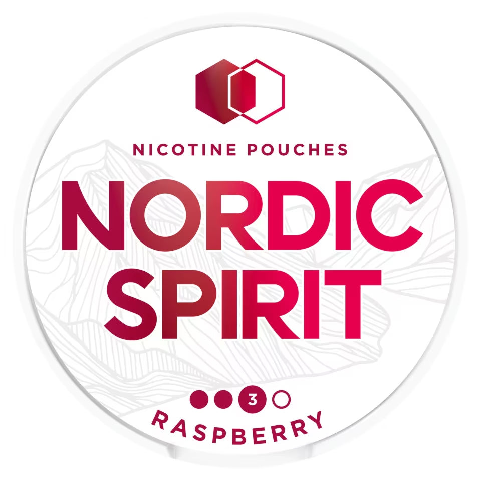 Nordic Spirit Nicotine Pouches - Raspberry (Pack of 20)