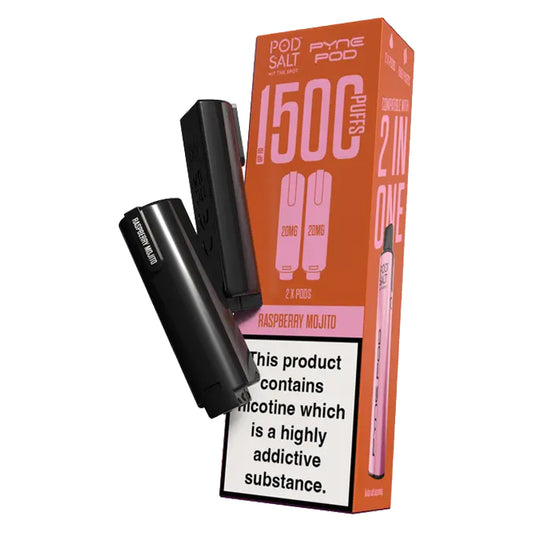 Pod Salt Pyne 2-in-1 - Replacement Pods - Raspberry Mojito