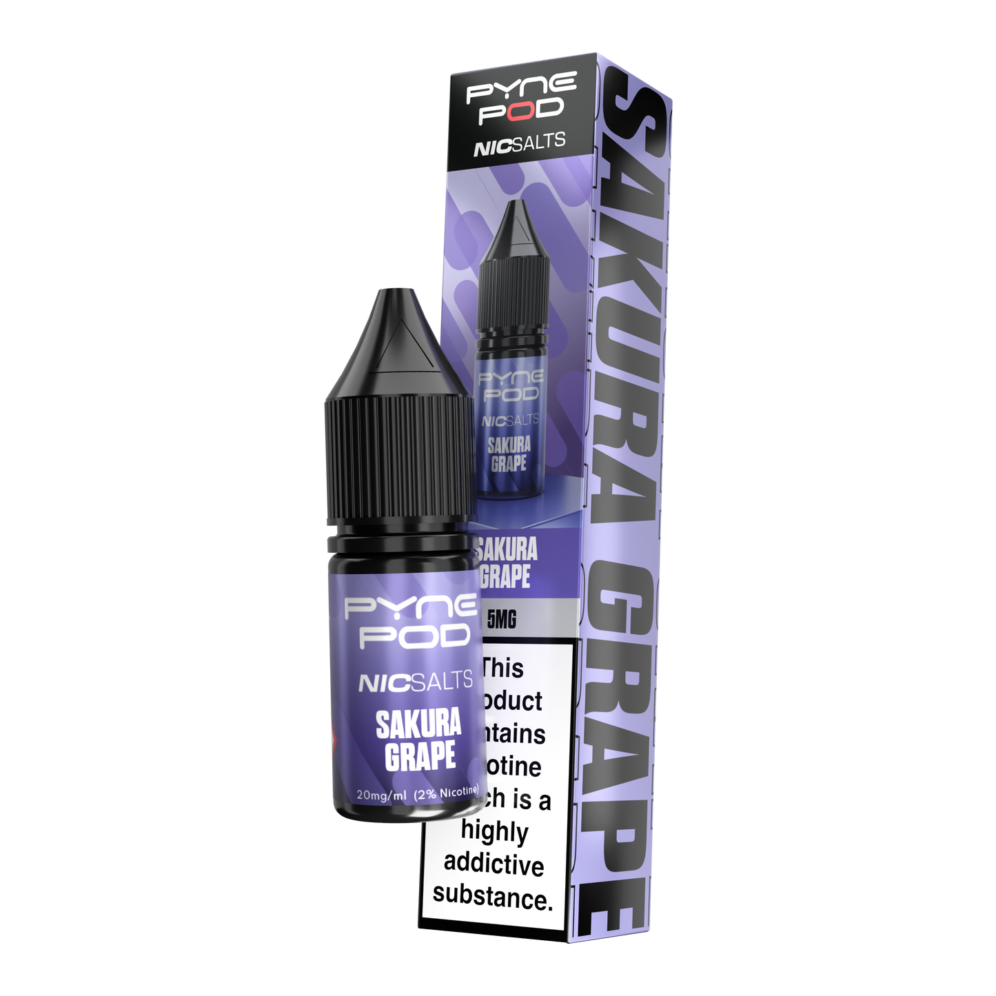 Pyne Pod Nic Salts - Sakura Grape E-liquid Salt Nic