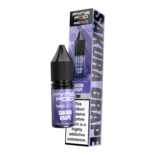 Pyne Pod Nic Salts - Sakura Grape E-liquid Salt Nic