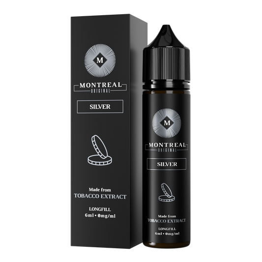 Montreal Original - Silver - 6ml E-liquid Concentrate - 60ml Longfill - Ubervape