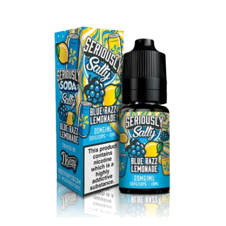 Seriously Soda Salty - Blue Razz Lemonade E-liquid Salt Nic