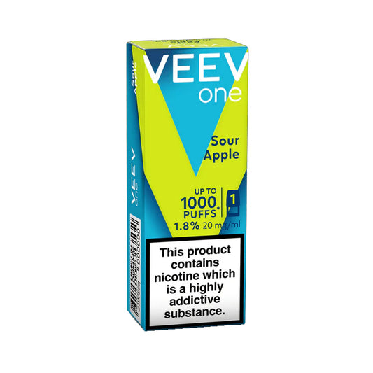 VEEV ONE - Sour Apple - 2ml Pre-filled Pod x 1 (Pack) - Ubervape