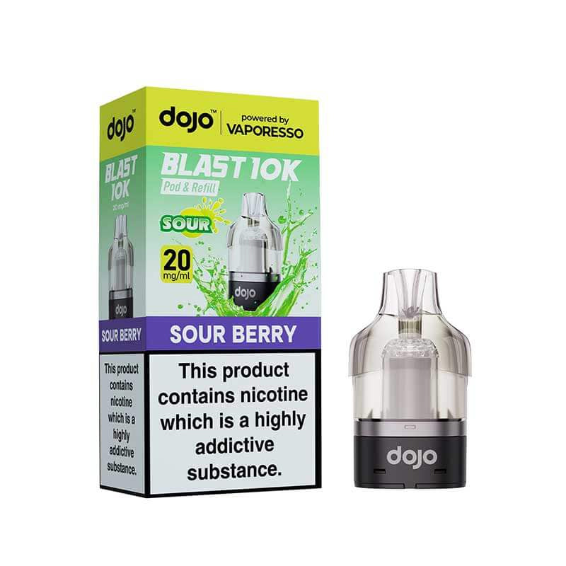 Vaporesso DOJO Blast 10K - Pod & Refill 10ml - Sour Berry