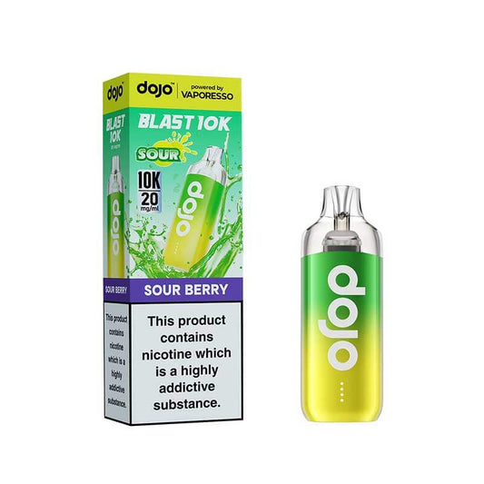 Vaporesso DOJO Blast 10K - Replacement Disposable Pod Device - Sour Berry