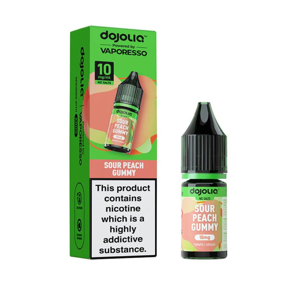 Dojoliq - Sour Peach Gummy E-liquid Salt Nic