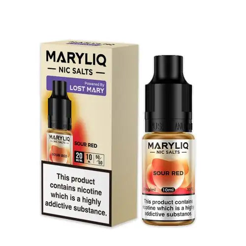 Lost Mary MARYLIQ - Sour Red 10ml E-liquid Salt Nic