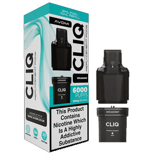 Avomi Cliq 6,000 Puff Refill Pods 12ml - Spearmint