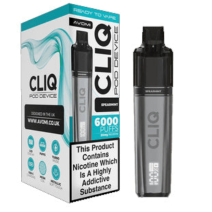 Avomi Cliq - 6,000 Puff Rechargeable Disposable - Spearmint